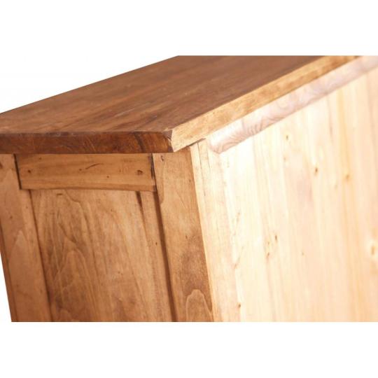 rusztikus polcos szekreny mediterran tomorfa klasszikus kezzel antikolt harsfa barna nappali konyvszekreny nagymeret videki hangulatu balatoni nyaralo butor lameridiana lakberendezesi aruhaz patinas.jpg